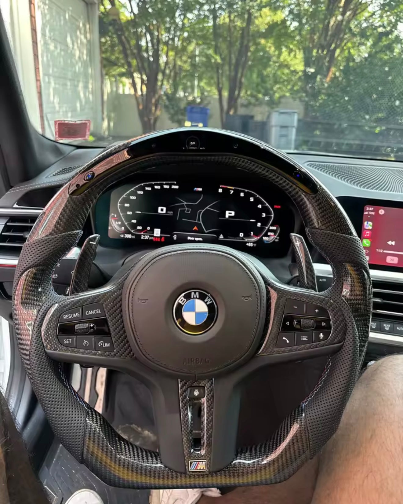 Custom G Chassis Steering Wheel - ONLY FOR ORIGINAL M SPORT OR M STEERING WHEELS