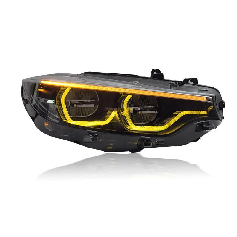 Ikon Style Color Switching LCI Headlights - BMW F80 M3, F82/F83 M4, & F32/F33/F36 4 Series