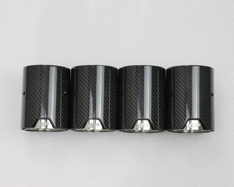 MP Style Carbon Fiber Exhaust Tip Set - BMW F80 M3, F82/F83 M4 & F87 M2