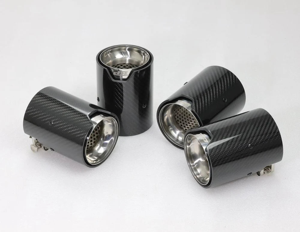 MP Style Carbon Fiber Exhaust Tip Set - BMW F80 M3, F82/F83 M4 & F87 M2
