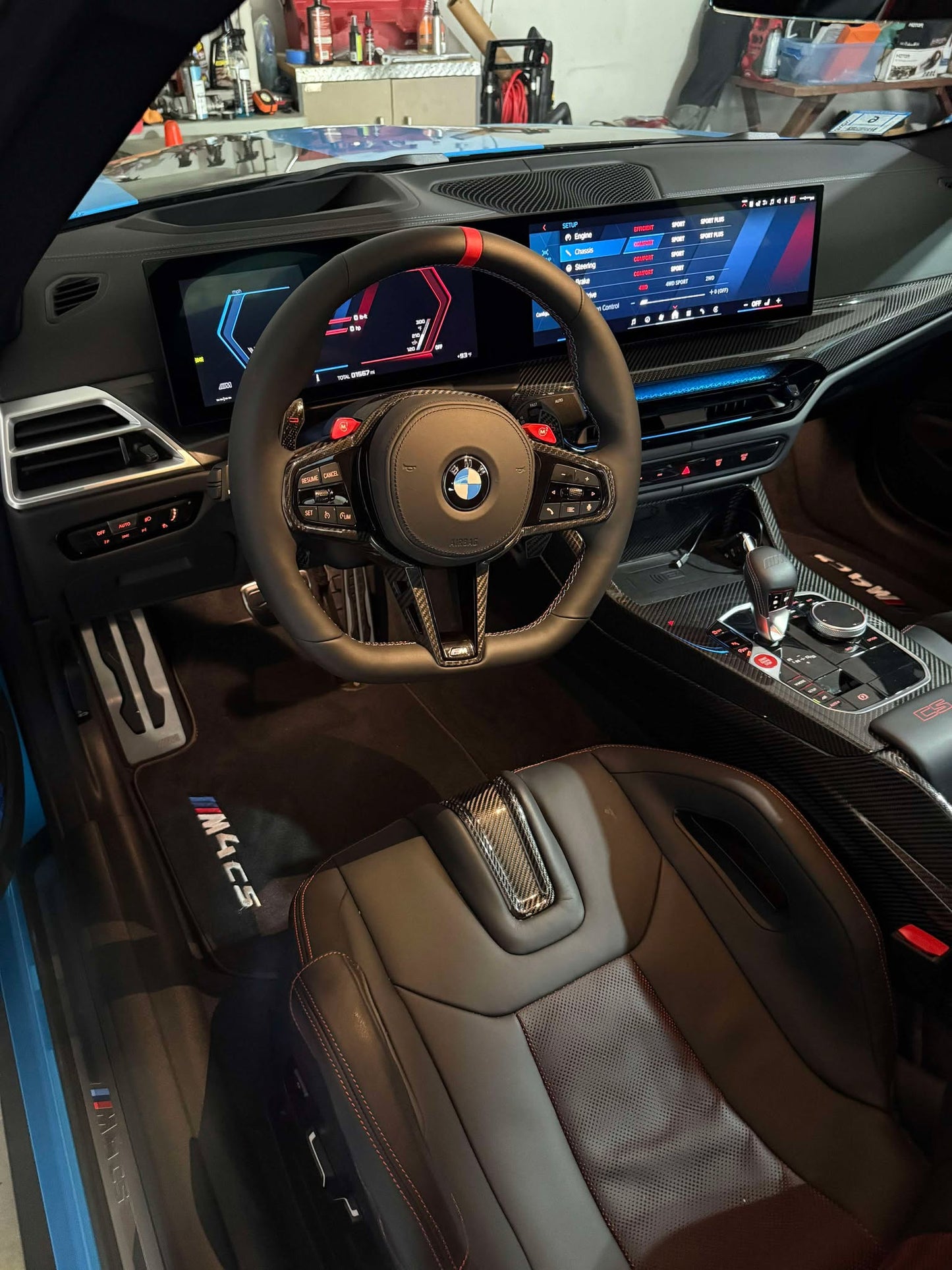 Custom LCI Style G Chassis Steering Wheel - Fits Pre-LCI and LCI - ONLY FOR ORIGINAL M SPORT OR M STEERING WHEELS