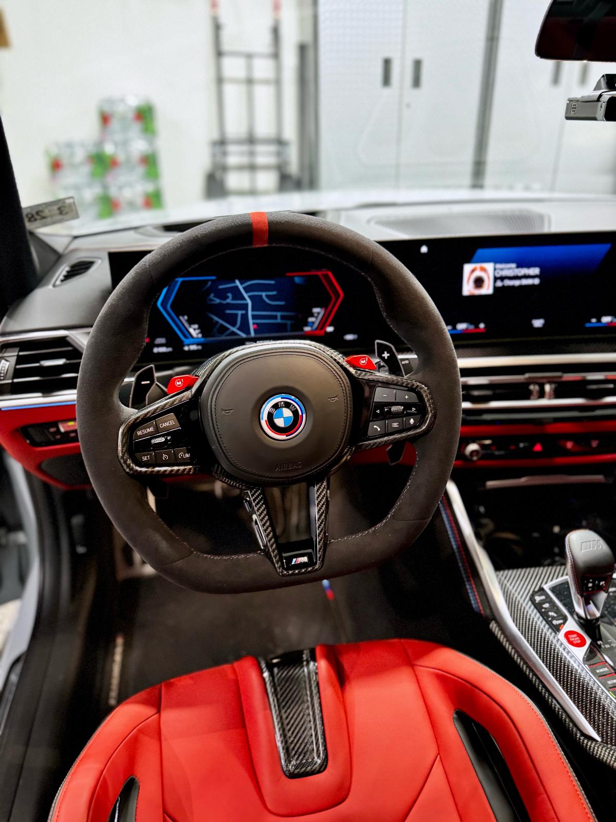 Custom LCI Style G Chassis Steering Wheel - Fits Pre-LCI and LCI - ONLY FOR ORIGINAL M SPORT OR M STEERING WHEELS