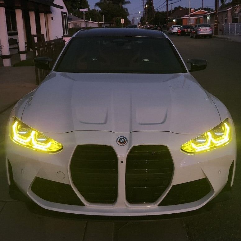 CSL Yellow Headlight DRL LED Module Set - BMW G80 M3 & G82/G83 M4