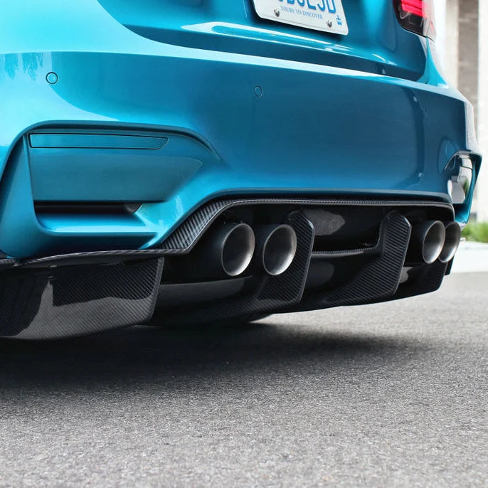 PSM Style Carbon Fiber Rear Diffuser - BMW F80 M3 & F82/F83 M4