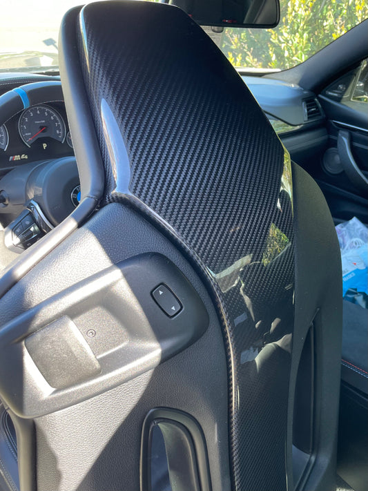 Carbon Fiber Seat Back Set - BMW F80 M3 & F82 / F83 M4