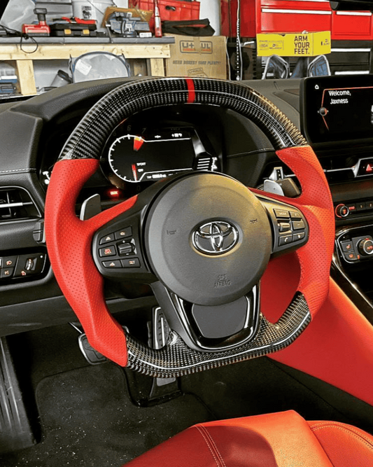 Toyota A90 Supra - Full Custom Steering Wheel